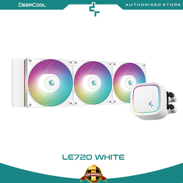 DEEPCOOL LE720 WH White 360mm ARGB Liquid Cooler